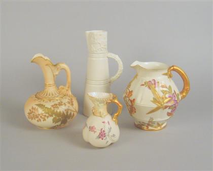 Group of four Royal Worcester porcelain