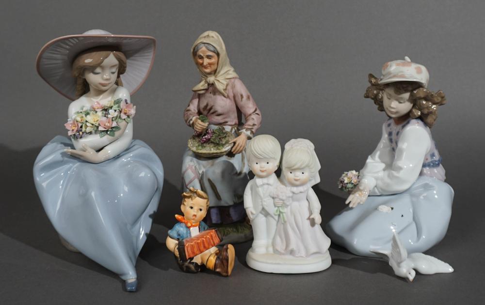 GROUP OF LLADRO AND OTHER CERAMIC