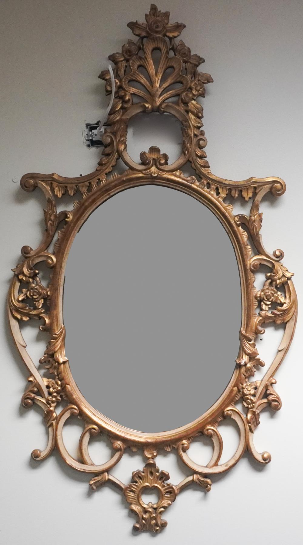 LOUIS XV STYLE GILT FRAME MIRROR 2e8494