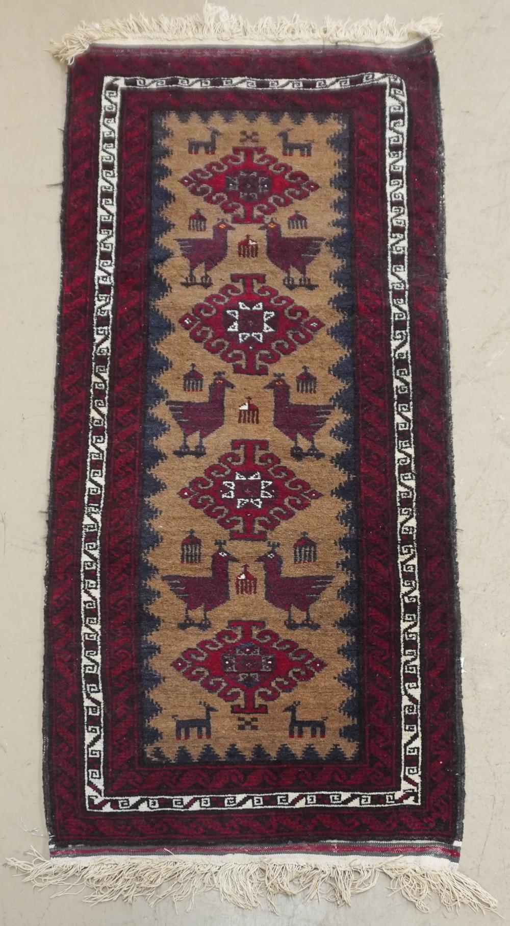 TURKOMAN RUG, SIZE: 4 FT 7 IN X