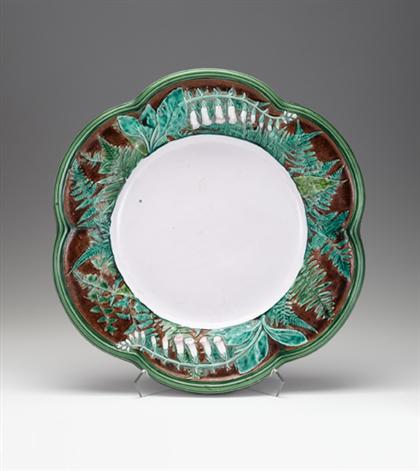 Mintons majolica charger date 4a6e3