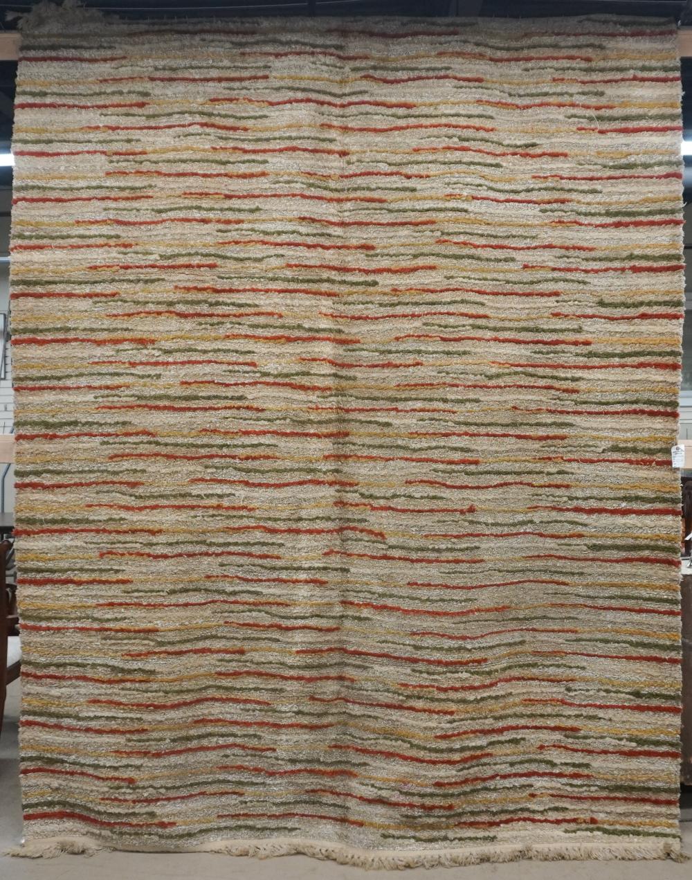 MID CENTURY MODERN RUG 9 FT 9 2e8535