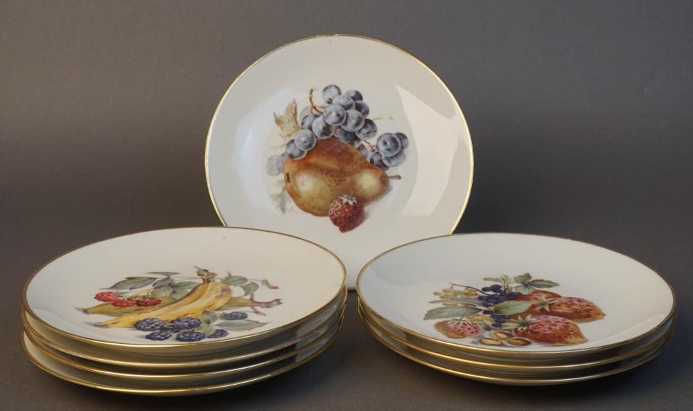 SET OF EIGHT ESCHENBACH BAVARIAN PORCELAIN