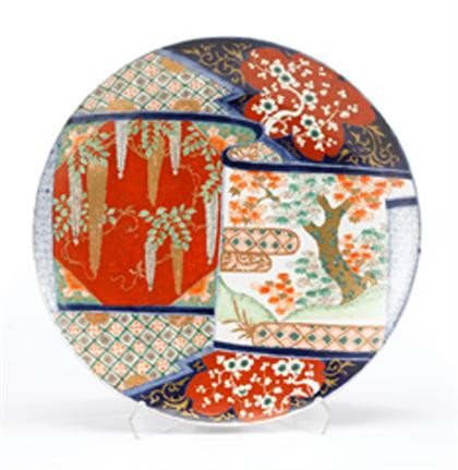 Imari palette porcelain charger