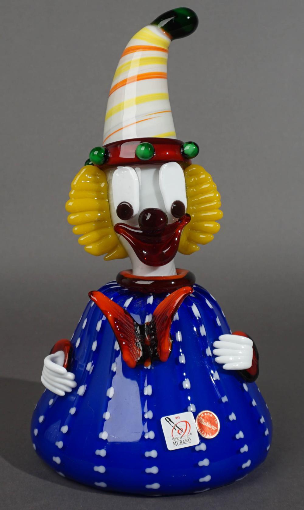 VETRO ARTISTICO MURANO GLASS CLOWN