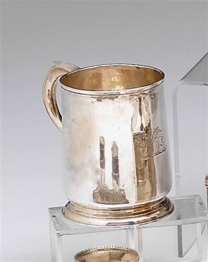 George II sterling silver mug 