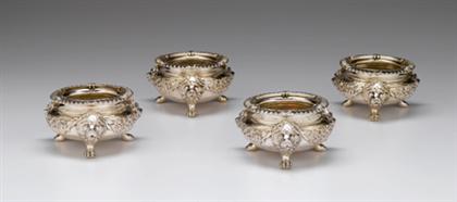 Set of four George II sterling 4a700