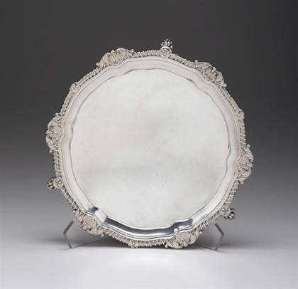 George III sterling silver salver  