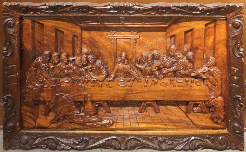 CARVED WOOD RELIEF OF THE LAST 2e86cd