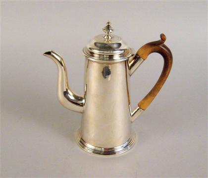 English sterling silver small coffeepot