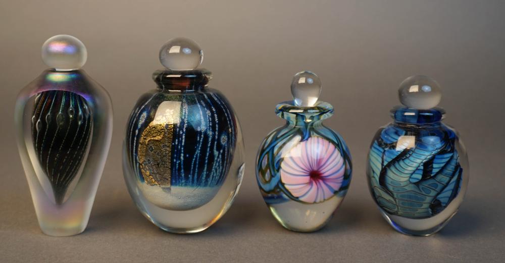 FOUR CONTEMPORARY ART GLASS PERFUME 2e8716