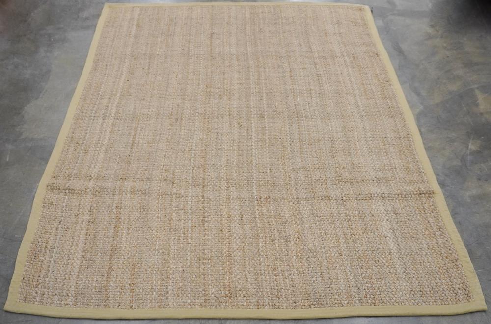 JUTE WOVEN RUG, 14 FT 5 IN X 10