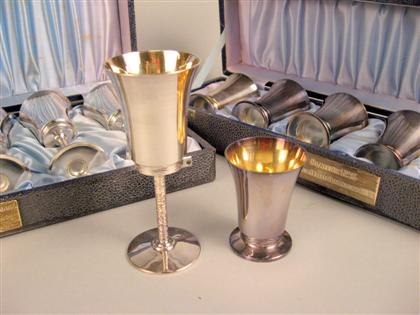 Two boxed sterling silver cordial 4a723