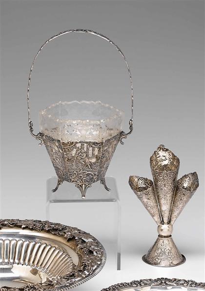 Two pieces Dutch silver    19th