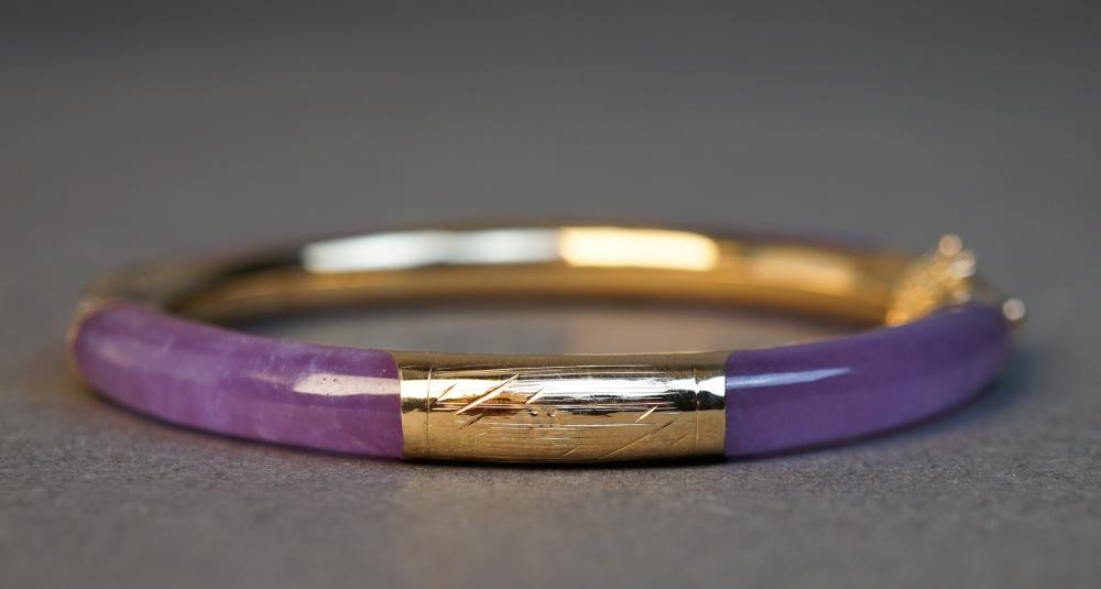 14-KARAT YELLOW-GOLD AND LAVENDER