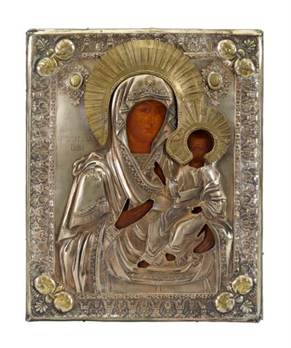 Russian icon of Hodegetria Mother 4a746