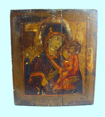 Russian icon of Mother of God    late