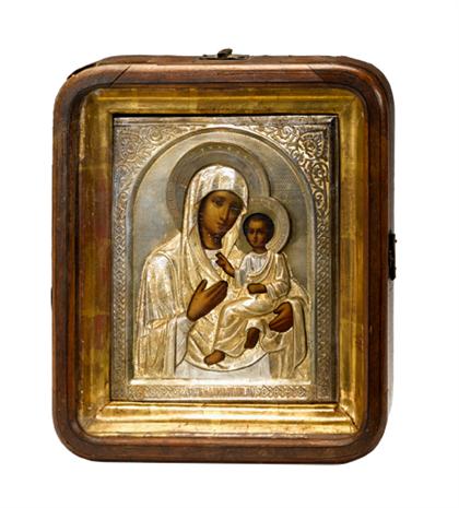Russian icon Hodegetria Mother 4a750