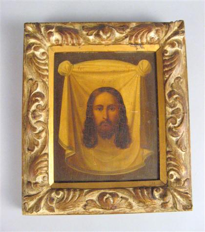 Small Russian icon of the Mandylion