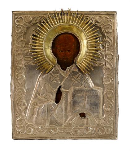 Russian icon of St Nicholas  4a753