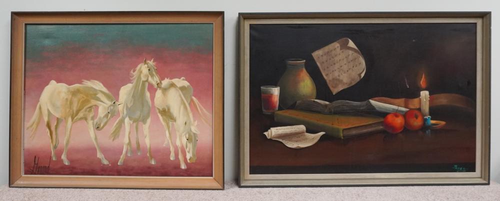 FOUR ASSORTED WORKS OF ARTFour