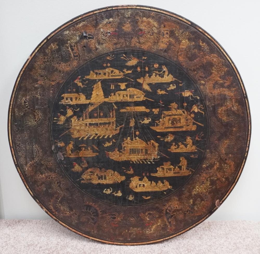CHINOISERIE GILT DECORATED AND 2e89af