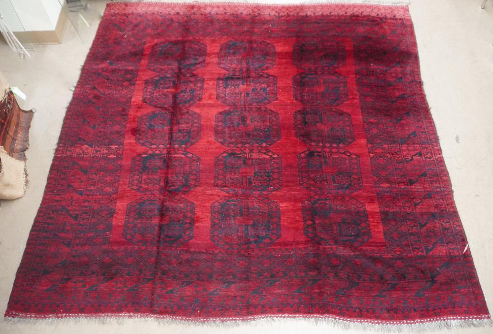 AFGHAN RUG, 10 FT X 8 FT 10 IN.Afghan