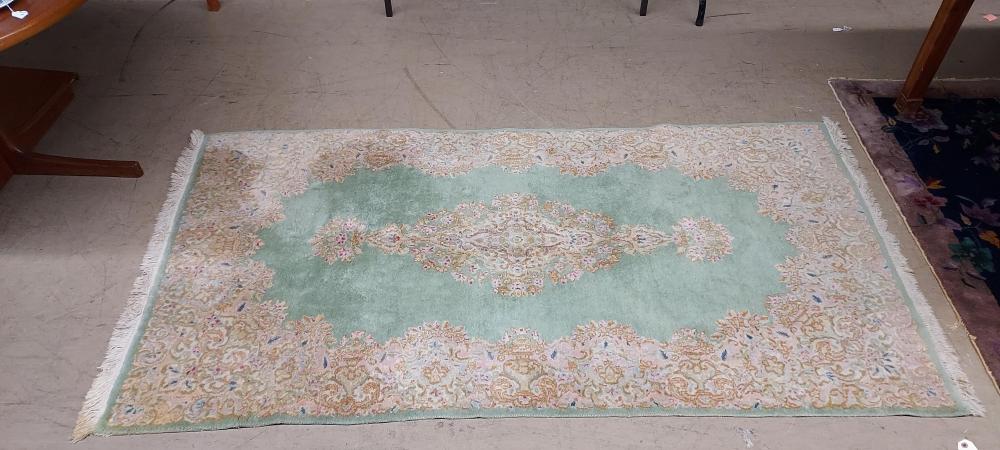 KERMAN RUG, 7 FT 2 IN X 3 FT 10