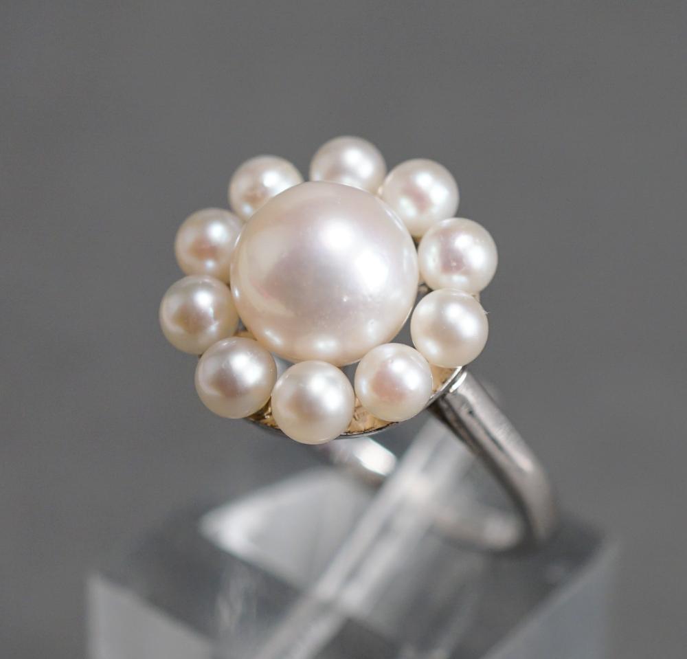 MIKIMOTO SILVER AND CULTURED PEARL 2e6382