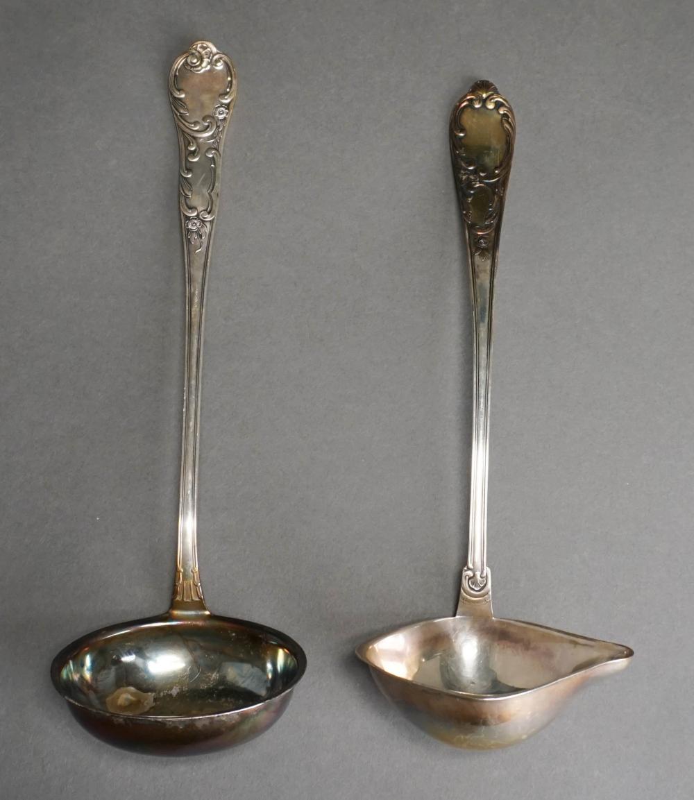 TWO CONTINENTAL SILVERPLATED LADLESTwo 2e6405