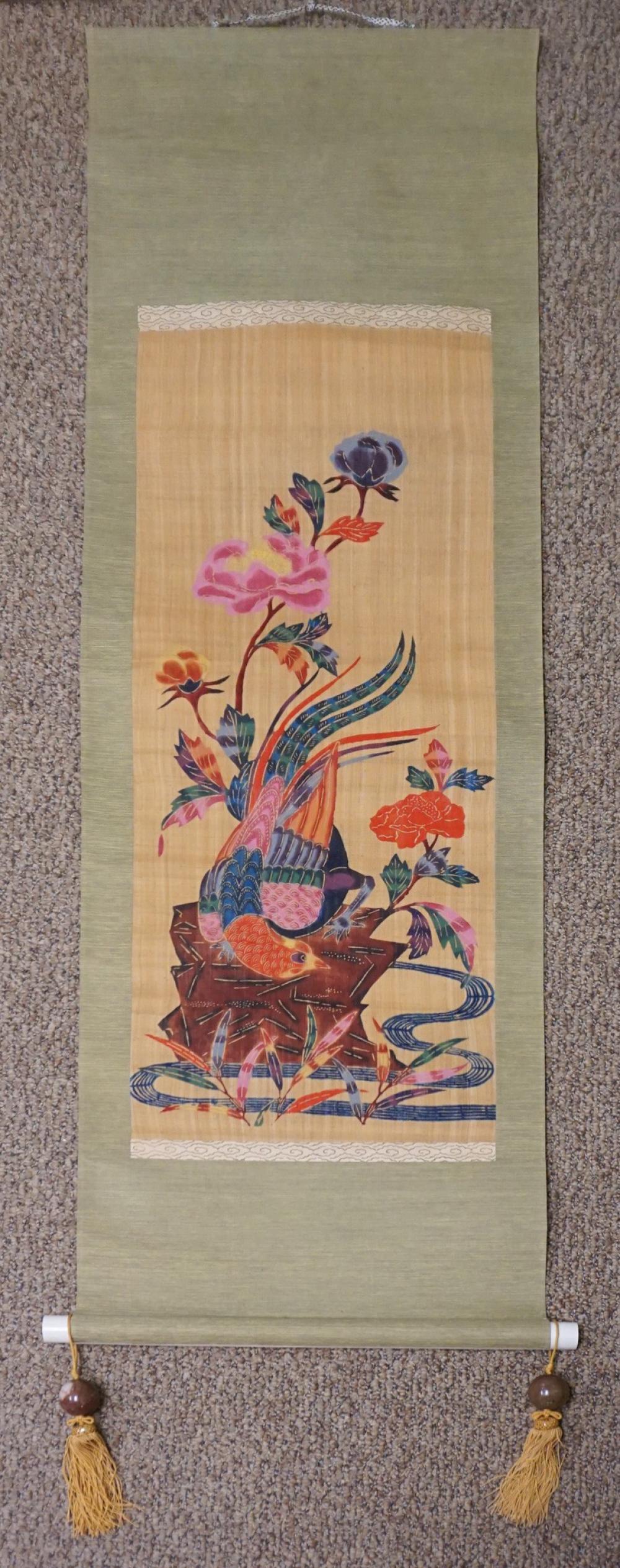 HANGING SCROLL WITH COLOR PRINT 2e6447