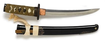 Japanese tanto    Unsigned, shobu-zukuri,