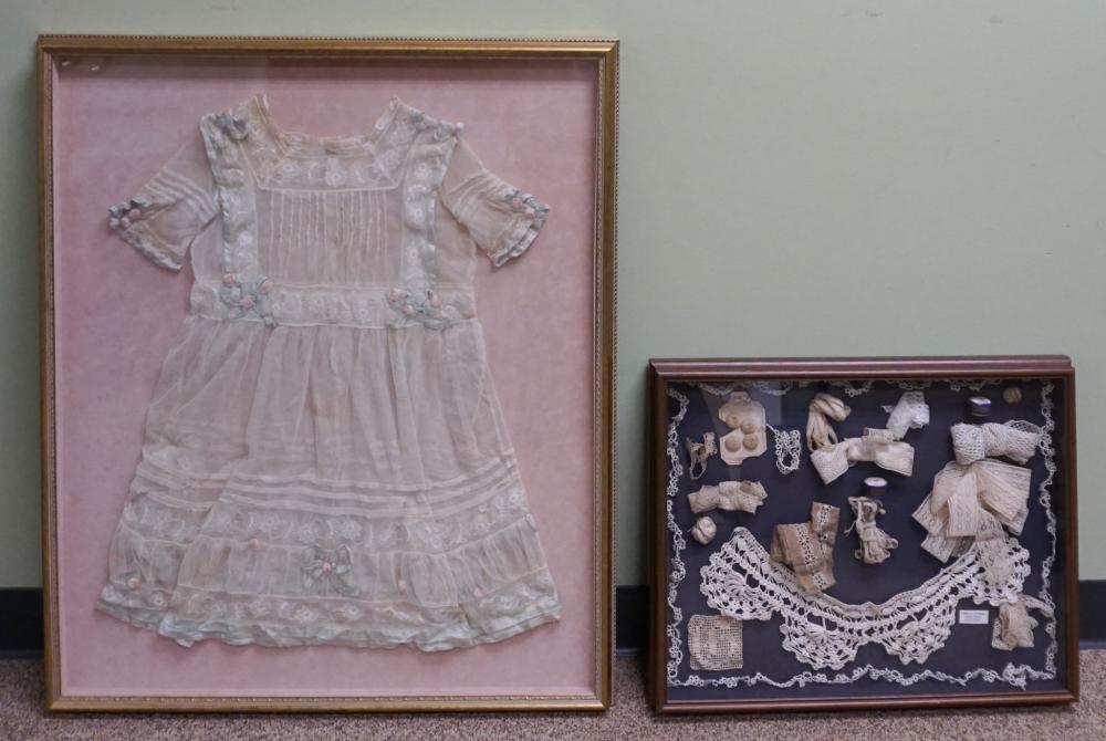 19TH CENTURY LACE GIRLS DRESS AND