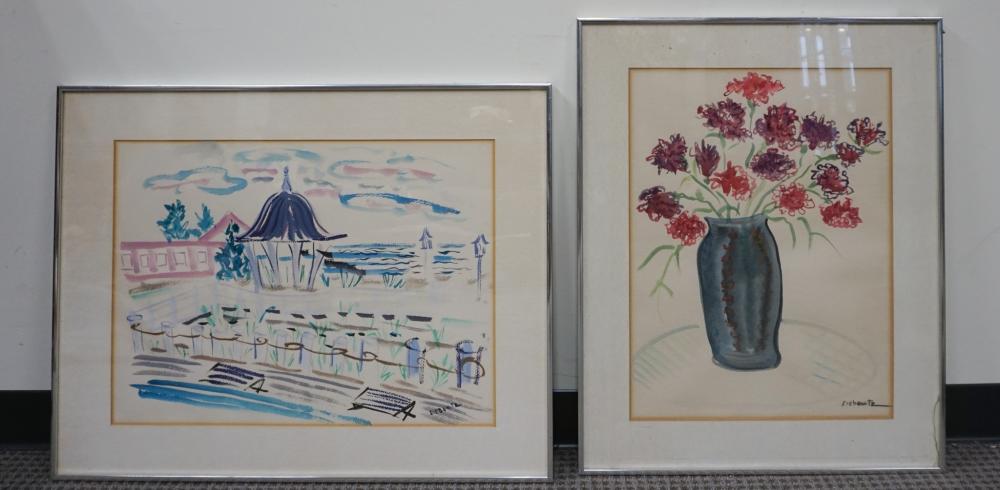 LIEBOWITZ, SEASIDE PARK AND VASE