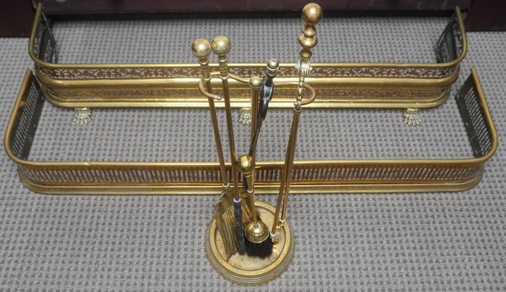 SET OF FIVE VICTORIAN STYLE BRASS 2e6566