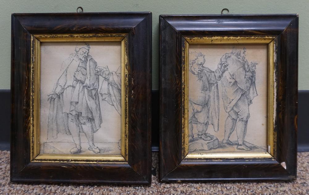 AFTER OLD MASTERS MEN TWO LITHOGRAPHS  2e65a2