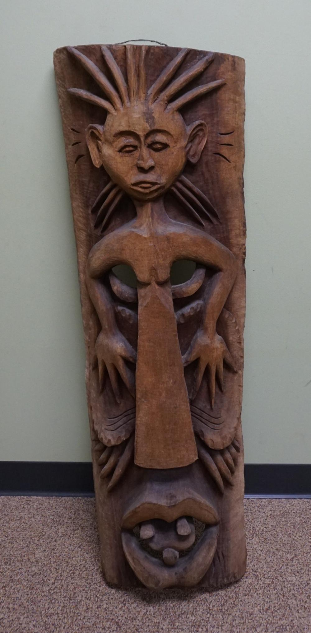 AFRICAN/OCEANIC CARVED WOOD FIGURAL
