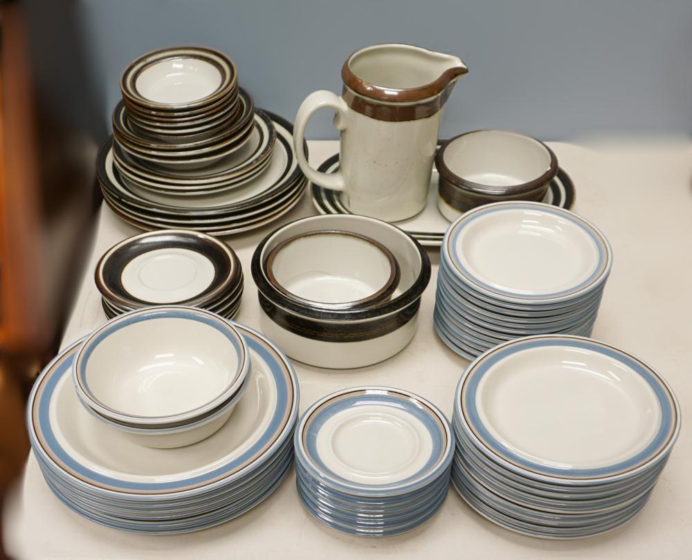 ARABIA STONEWARE 60-PIECE DINNER SERVICE,