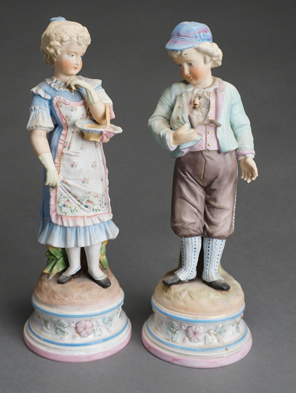 PAIR OF CONTINENTAL POLYCHROME