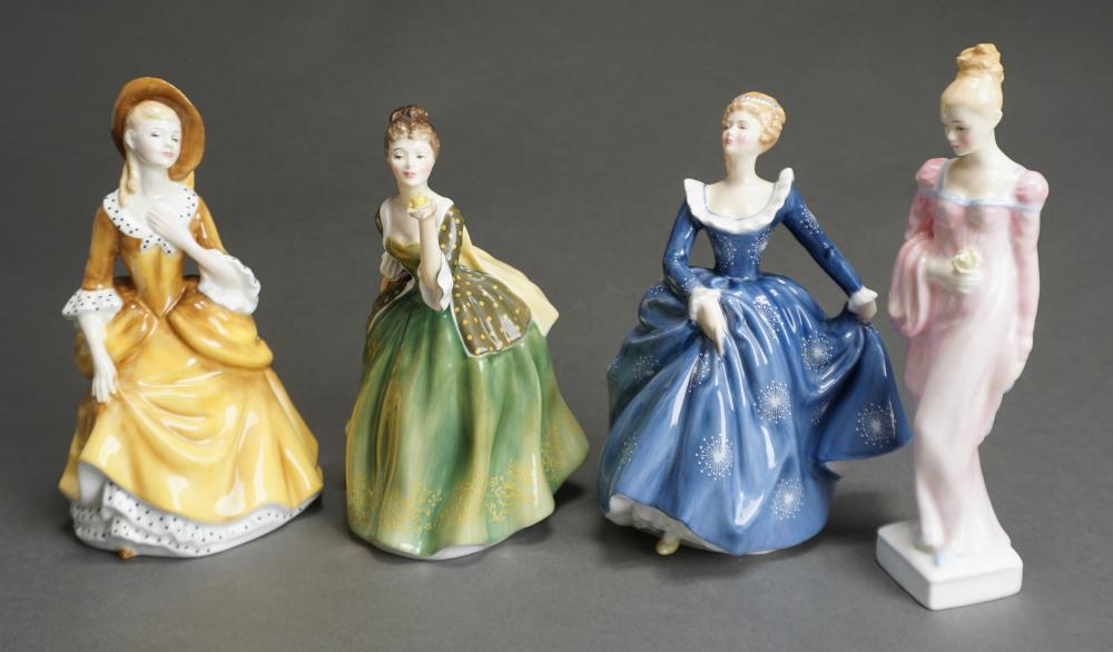 GROUP OF FOUR ROYAL DOULTON FIGURINES 2e6667