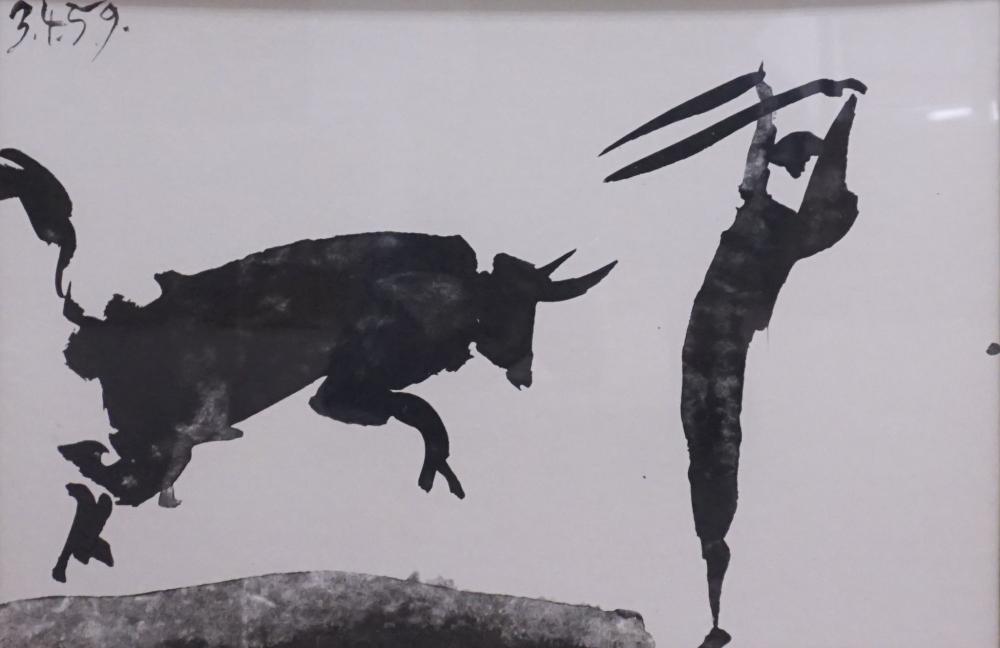 AFTER PICASSO, THE BULL-FIGHTER,