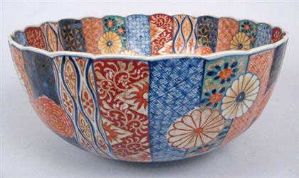 Large Japanese Imari bowl 19th 4a3eb