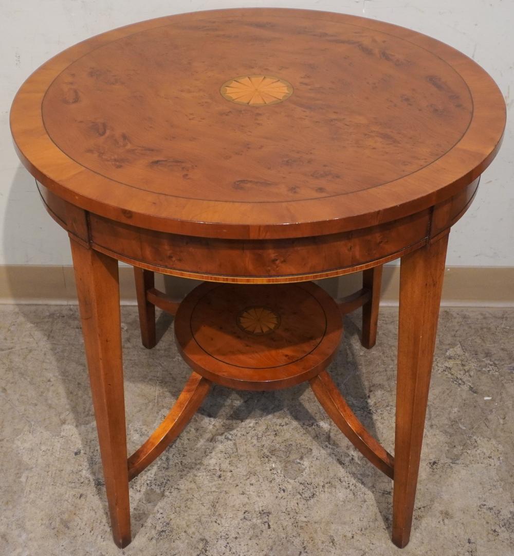 GEORGIAN STYLE MARQUETRY YEW WOOD 2e675d