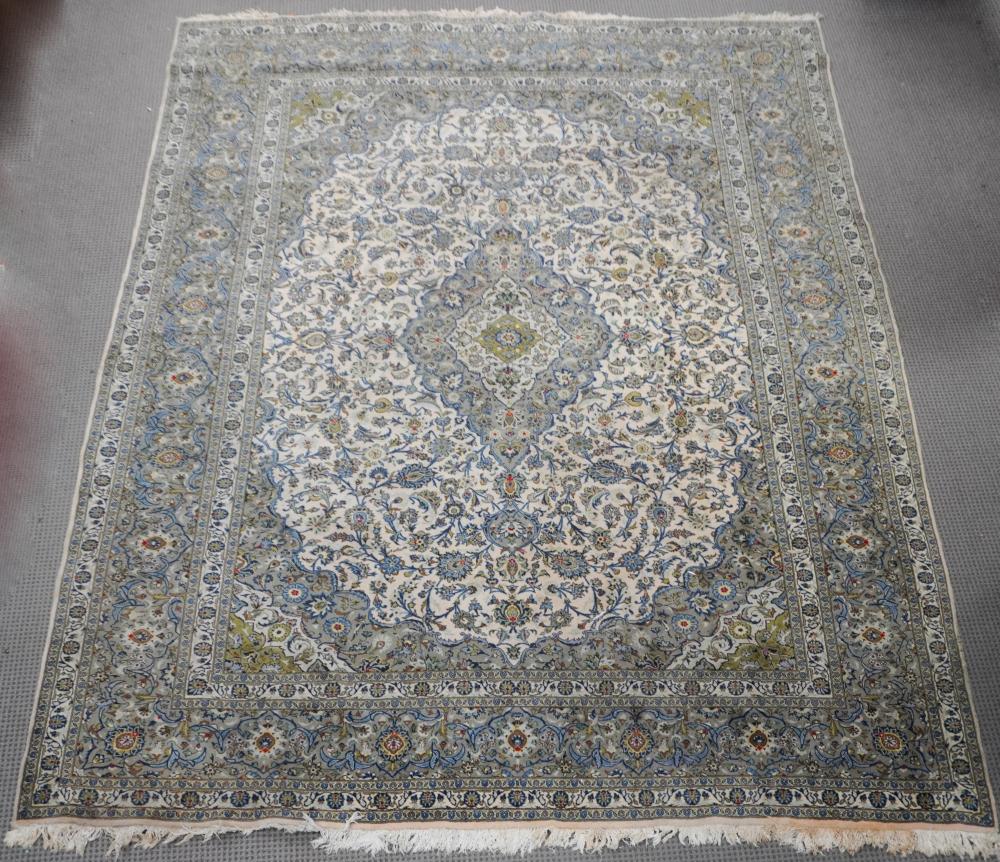 TABRIZ RUG, 13 FT X 9 FT 6 INTabriz