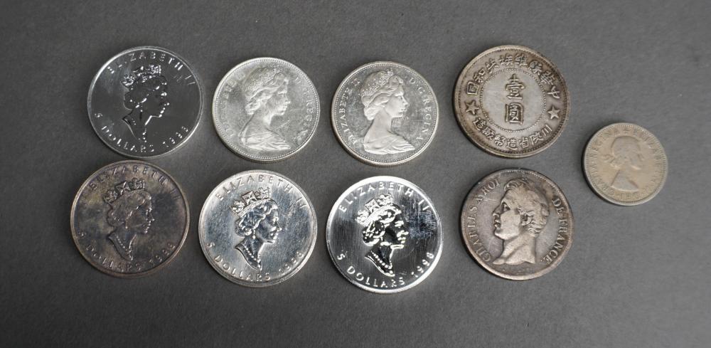 GROUP OF INTERNATIONAL COINS, 5.5 OZGroup