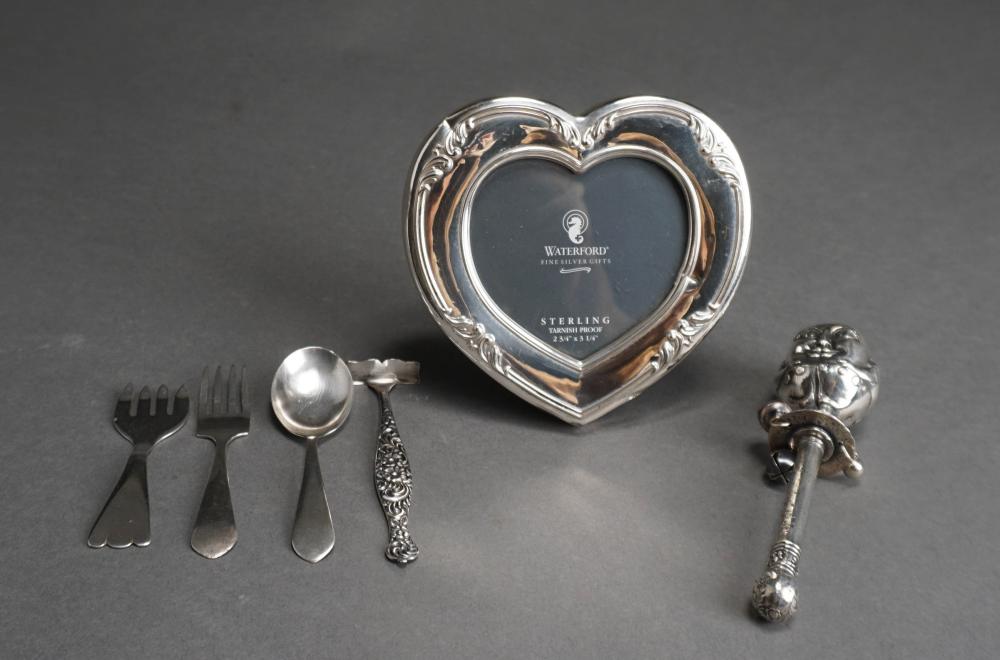 FOUR STERLING SILVER BABY UTENSILS  2e6817