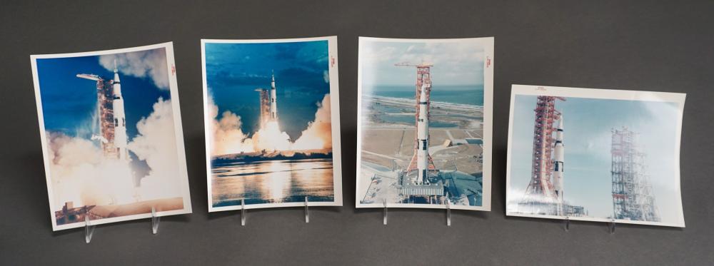 FOUR APOLLO IV NASA RED NUMBERED 2e683a