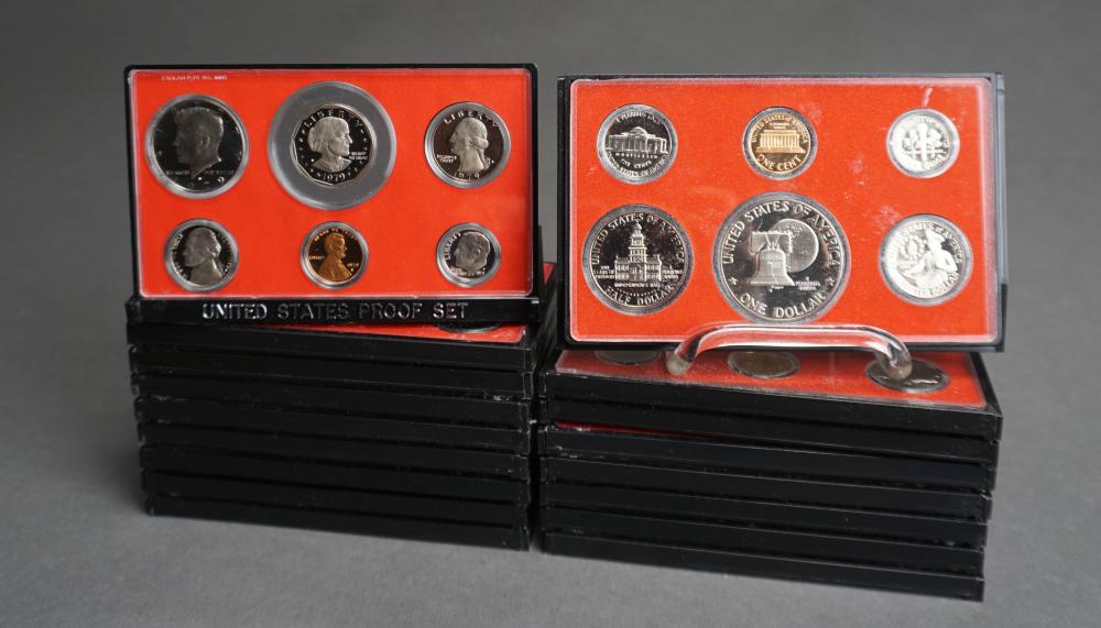 COLLECTION OF 17 U S MINT PROOF 2e6868