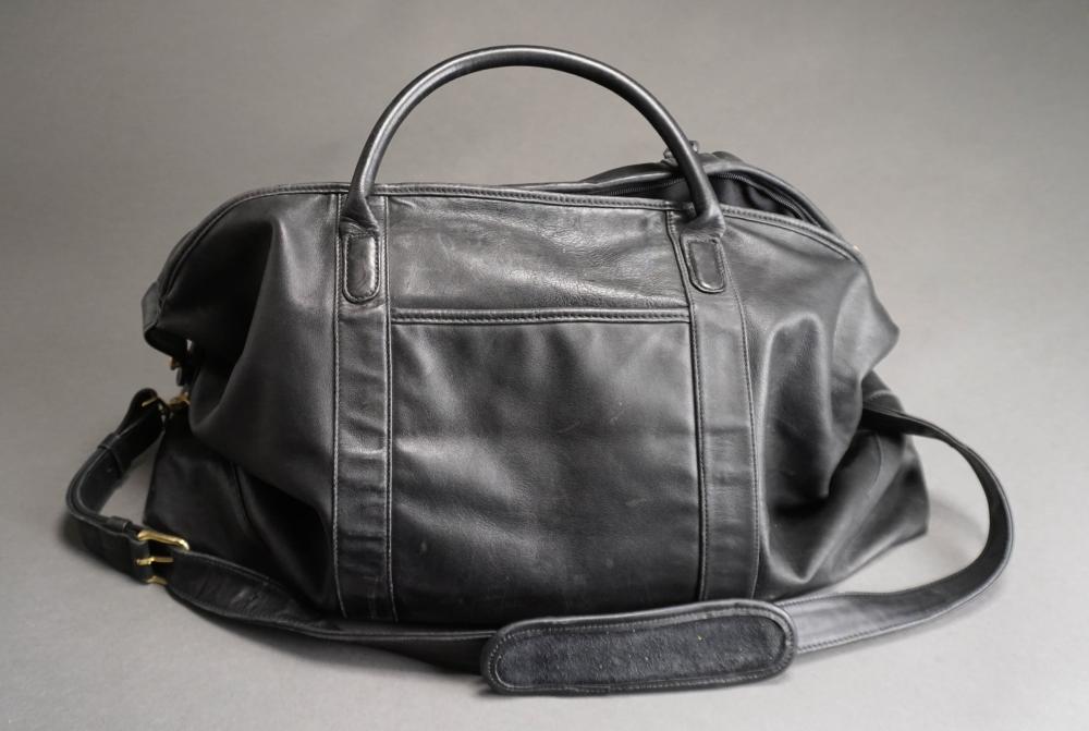 COACH LEATHER TREKKER DUFFEL BAG