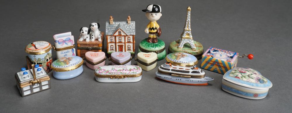 COLLECTION OF MINIATURE ENAMEL